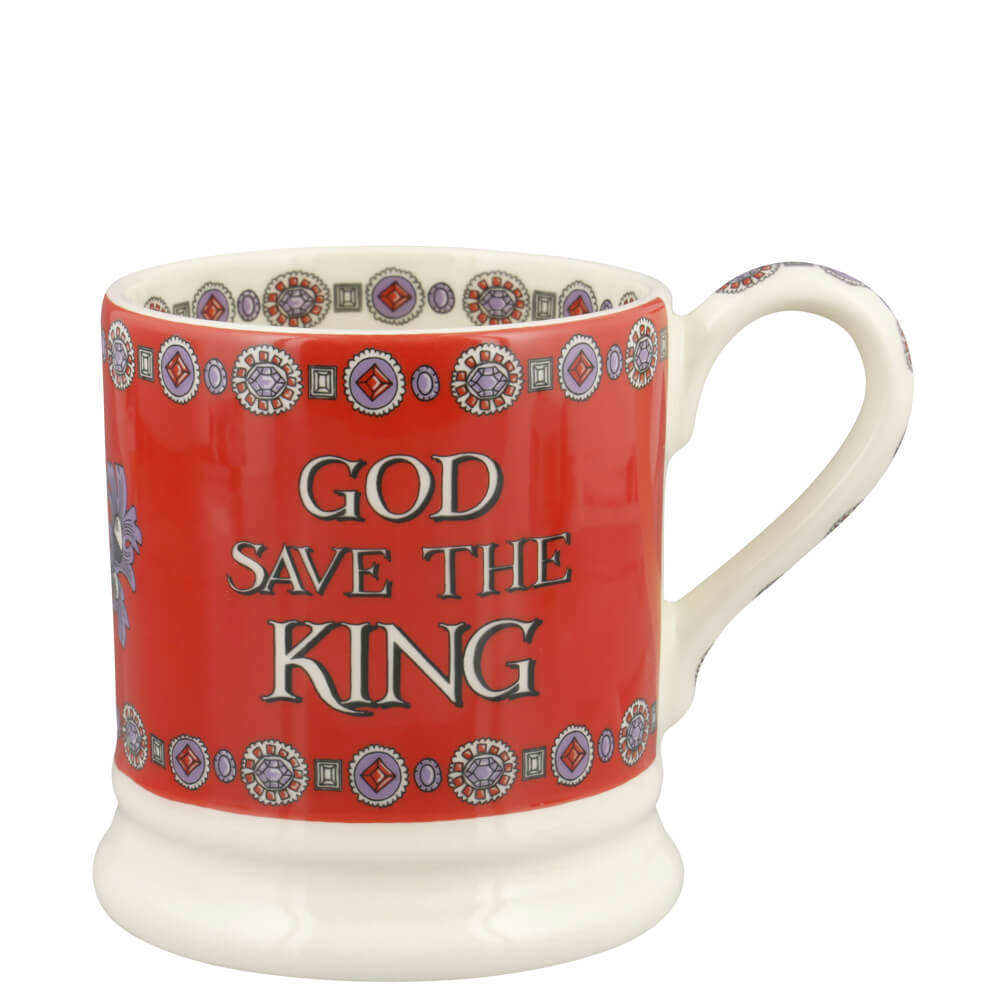 Emma Bridgewater God Save The King Half Pint Mug